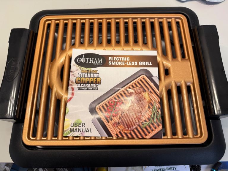 Gotham steel smoke-less grill