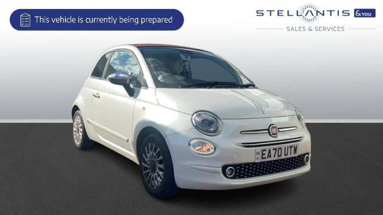 2020 Fiat 500C 1.2 Lounge Convertible 2dr Petrol Dualogic Euro 6 (s/s) (69 bhp) Convertible Petro...