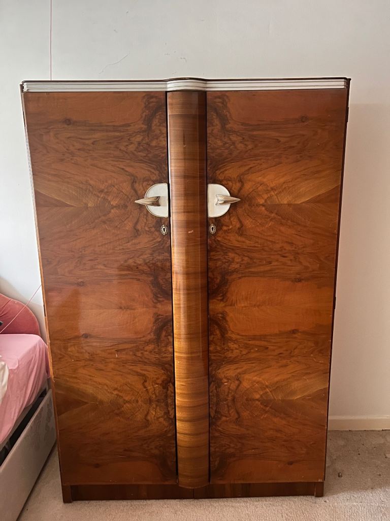 Vintage Wardrobe Solid Wood Bedroom Furniture