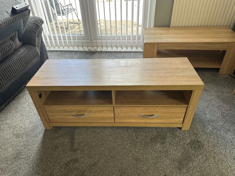 TV Unit with 2 Drawers – As Good As New