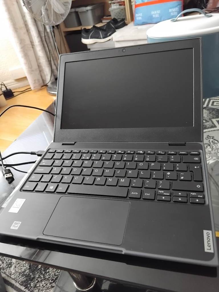 Lenovo Laptop - Good Condition, Black