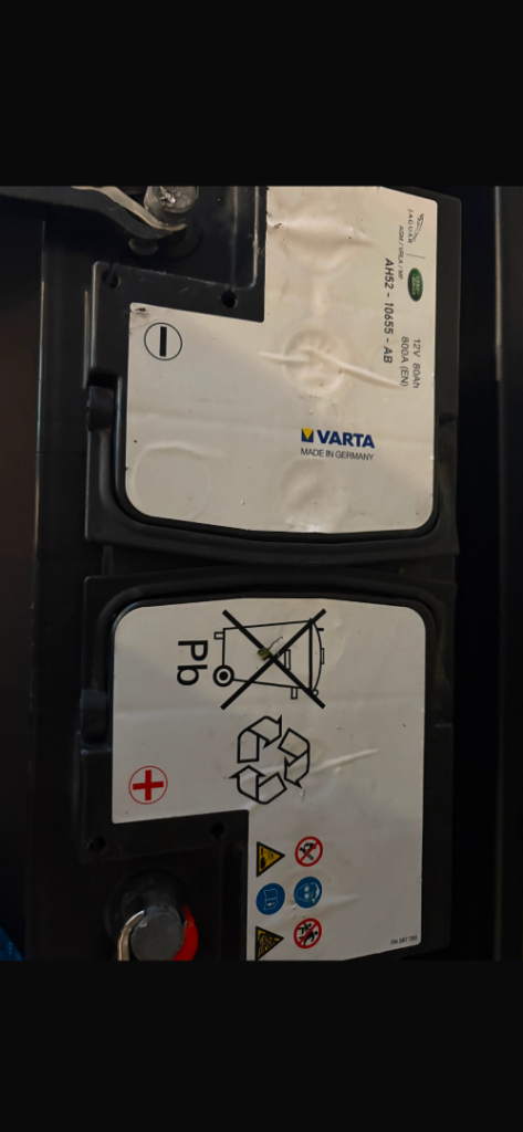 80ah Range Rover battery fully cgarge