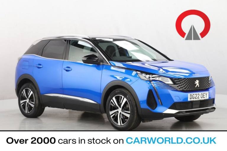 2022 Peugeot 3008 1.2 PureTech GT SUV 5dr Petrol EAT Euro 6 (s/s) (130 ps) HATCHBACK Petrol Autom...
