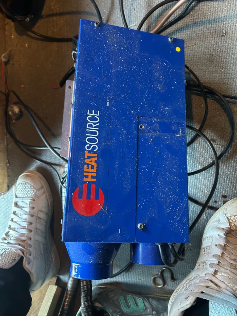 Campervan gas heater 