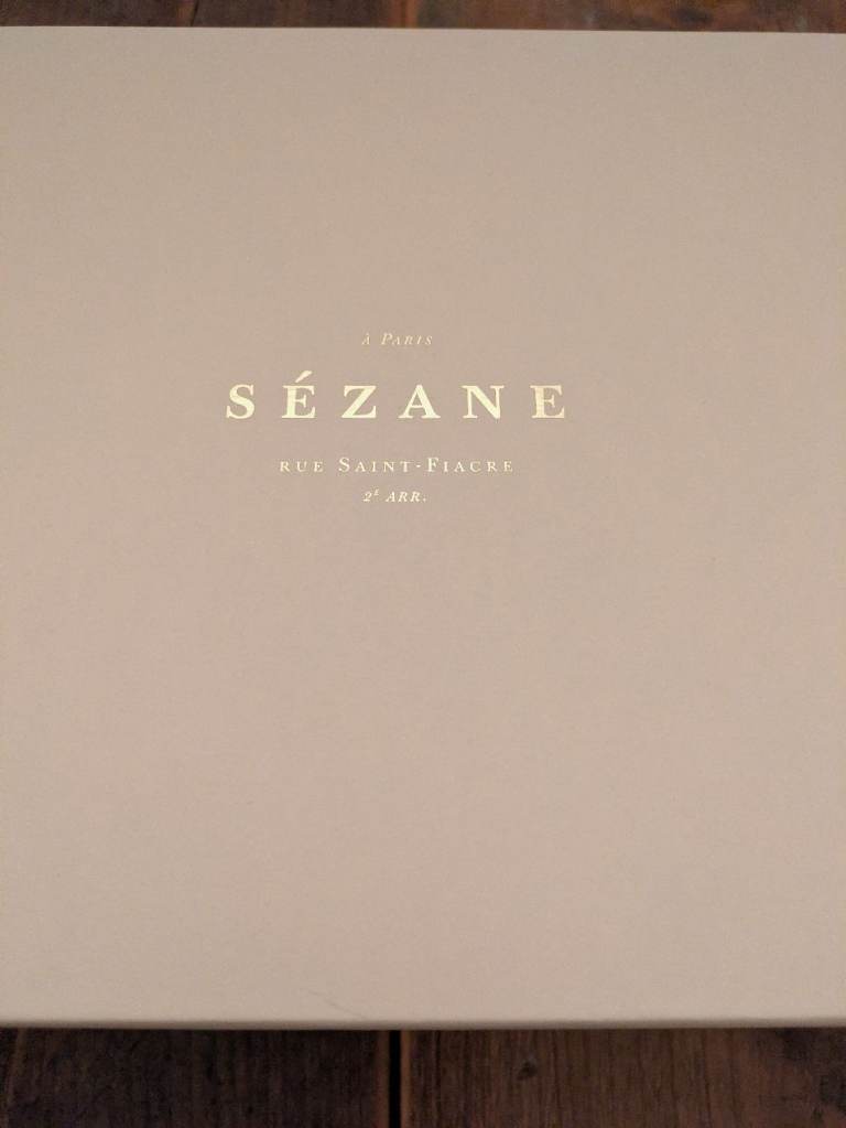 Sezane Albane mocassins, dark navy blue and white, UK5, FR 38, Brand new 