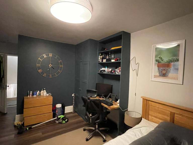 Spacious and bright double room in Victorian House