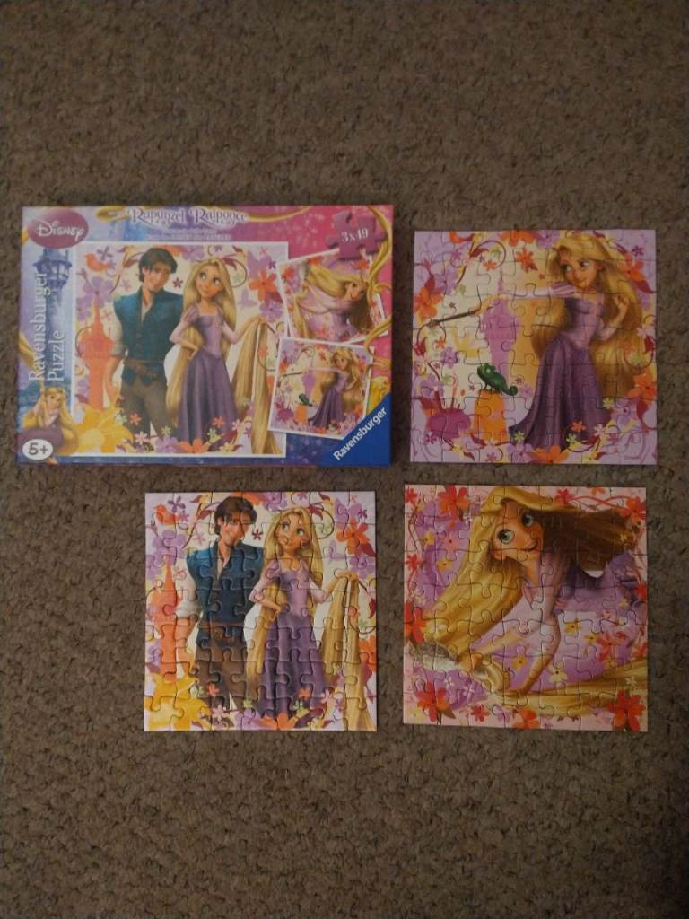 Disney Tangled Puzzle Set