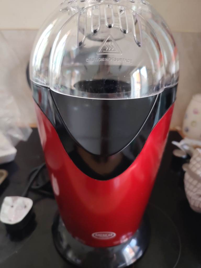 Brand new popcorn machine