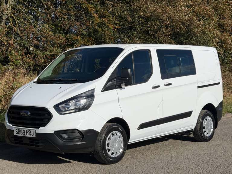 2020 FORD TRANSIT CUSTOM CREW VAN (6 SEATS) 2.0 EURO 6 ULEZ COMPLIANT NO VAT!!