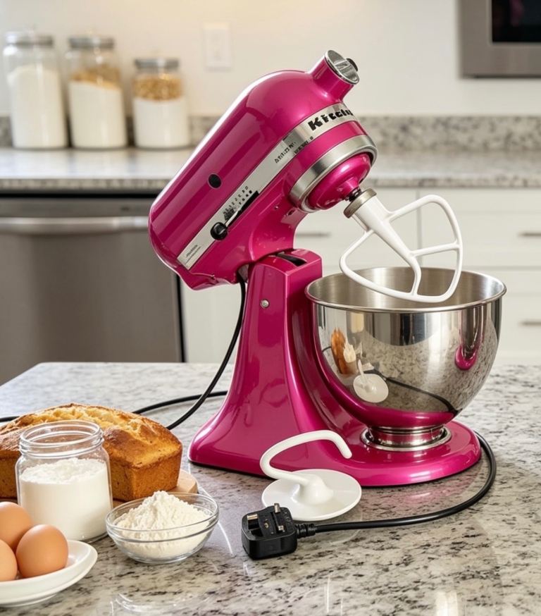😎Gorgeous 😎 KITCHENAID ARTISAN MIXER in RASPBERRY ICED FUCHSIA ( PINK)