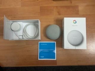 Google Nest Mini (2nd Gen) Smart Speaker - Grey, very good condition