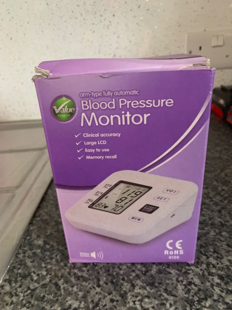 Value Health Arm-Type Fully Automatic Blood Pressure Monitor - New