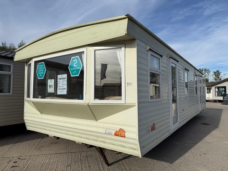 2 Bed 35x12 Static Caravan - New Carpet, Double Glazed, Central heated - Offsite