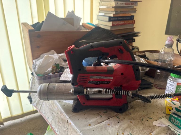 Milwaukee M12 Cordless Power Grease Gun - Good Condition
