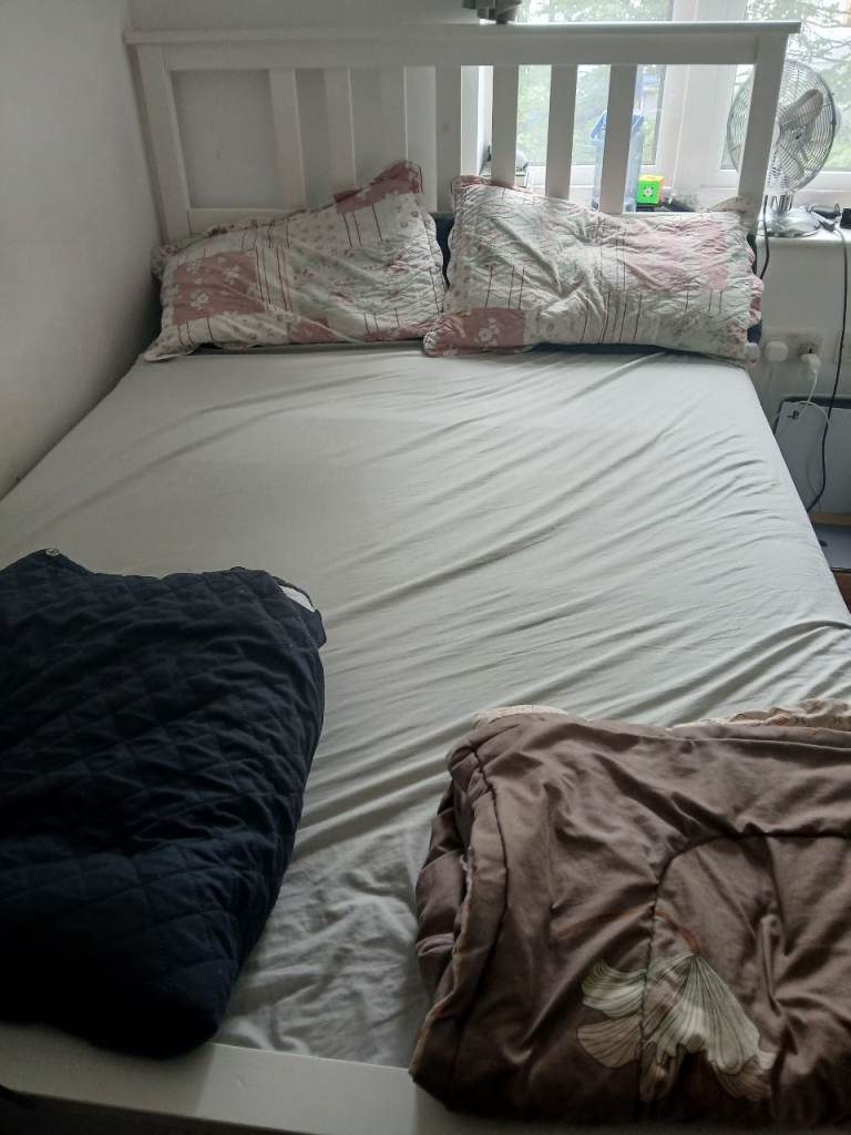 Single Bed and Mattress 
