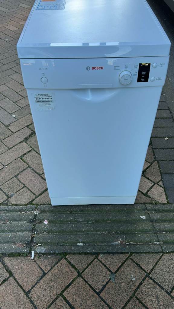 Bosch slimline dishwasher free delivery and connect it 
