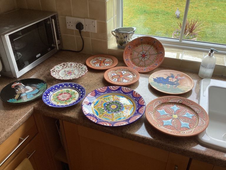 Decorative Ceramic Plates – Various Designs, Good Condition £15 the lot