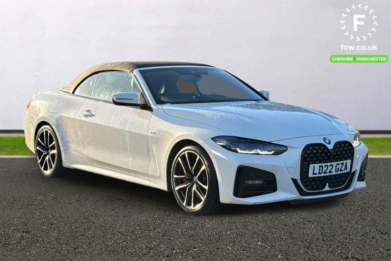 2022 BMW 4 Series 420d MHT M Sport 2dr Step Auto Convertible DIESEL Automatic