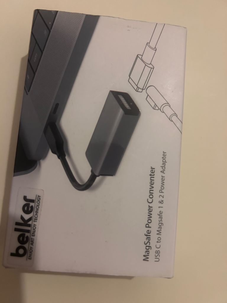 USB C to MagSafe 1/2 power adapter ( brand new)