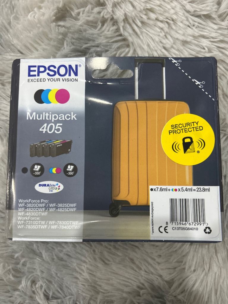 Epson Multipack 405 Ink Cartridges – New, Sealed