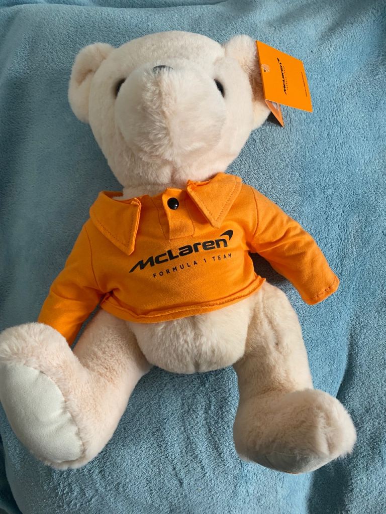 McLaren teddy bear mascot 