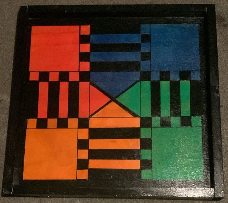 Large ludo board game handmade 