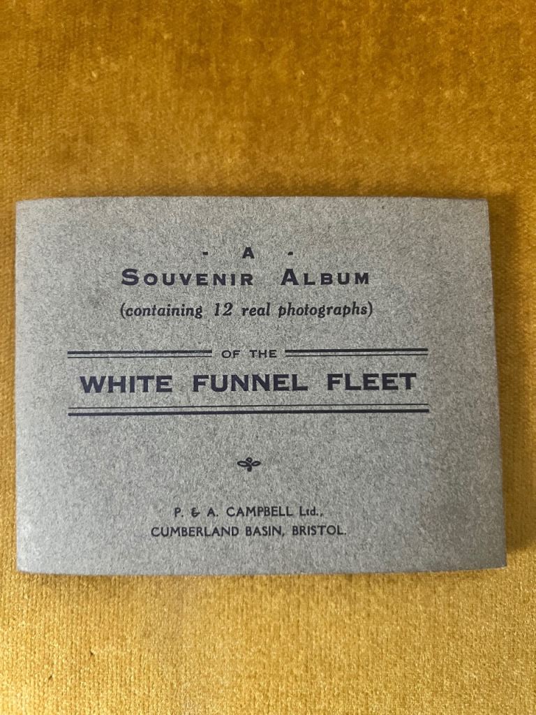 White Funnel Fleet Souvenir Photo Album - 12 Real Photographs