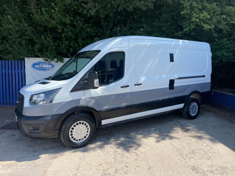 2022 Ford Transit 2.0 EcoBlue 130ps L3H2 Leader Diesel Van In White PANEL VAN Diesel Manual