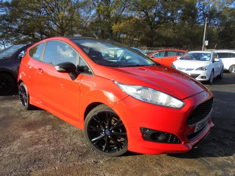 2016 Ford Fiesta 1.0 EcoBoost 140 Zetec S Red 3dr HATCHBACK Petrol Manual