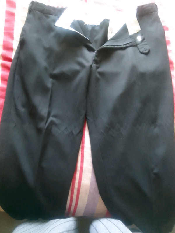 Men's casual black trousers waist (44)) new 