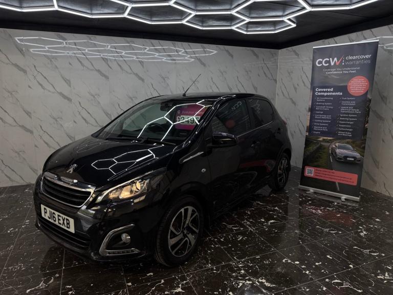 2016 Peugeot 108 1.2 PureTech Allure Hatchback 5dr Petrol Manual Euro 6 (82 ps) HATCHBACK Petrol ...