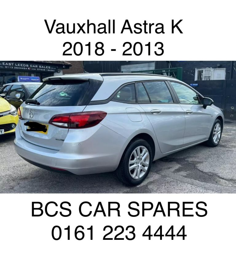 Vauxhall Astra. K. Estate. Tailgate.  Inc glass. 