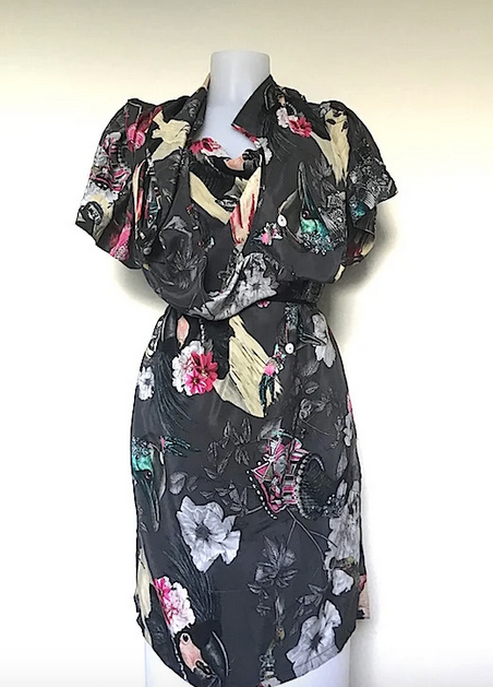 DRESS - All Saints - brand new - 100% silk 
