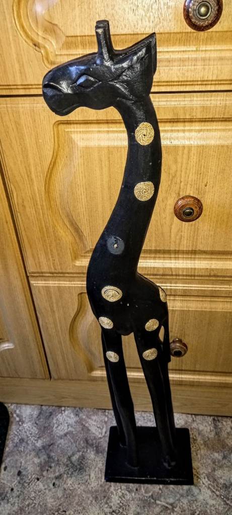 image for 1 X Wood Girraffe Ornament