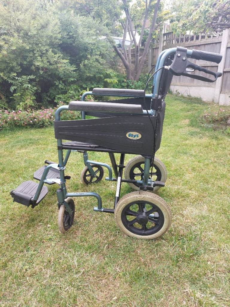 Days Lightweight Folding Manual Wheelchair - Good Condition