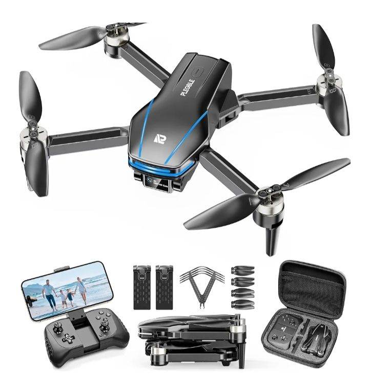 Professional 4K Camera Drone Foldable Brushless RC Quadcopter Gift for Boys 8-12