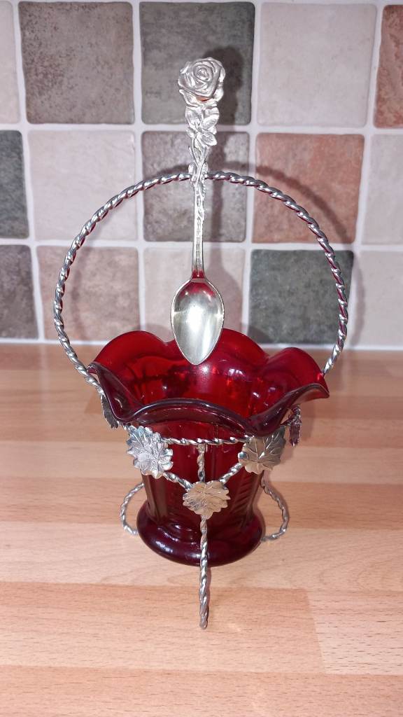 Vintage Cranberry Glass