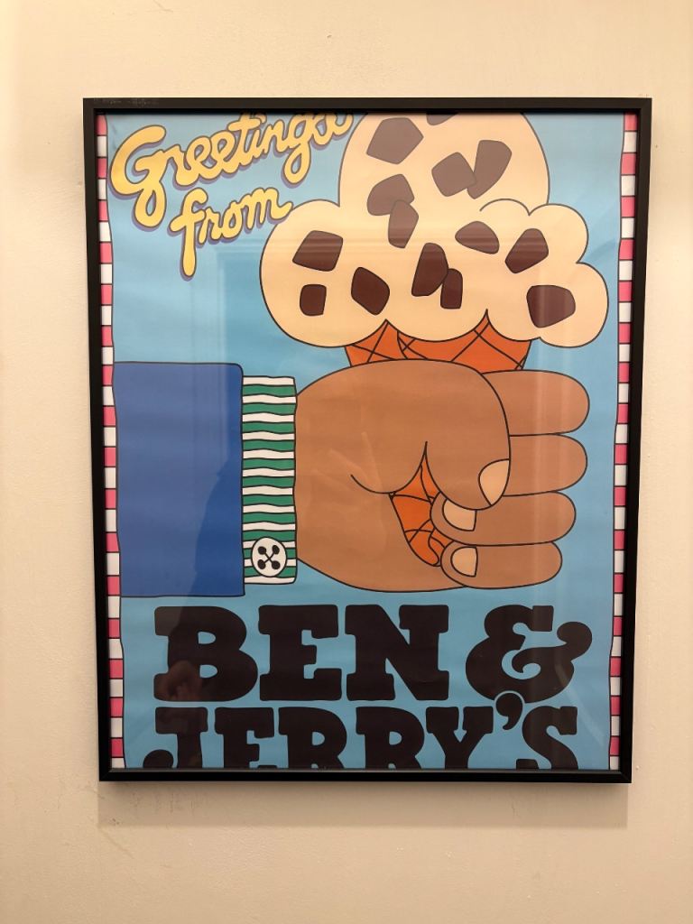 Ben & Jerry‘s picture and frame