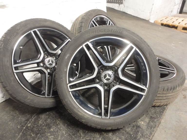 MERCEDES AMG 18 INCH ALLOY WHEELS 5x112 ALLOY WHEELS MERCEDES GENUINE