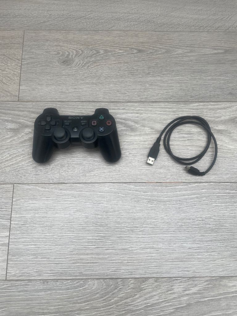 Sony PS3 DualShock 3 Controller with USB Cable – Black