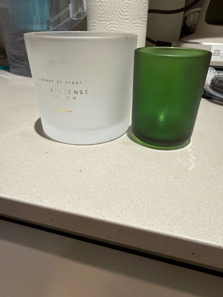 FREE Empty Candle Glasses 