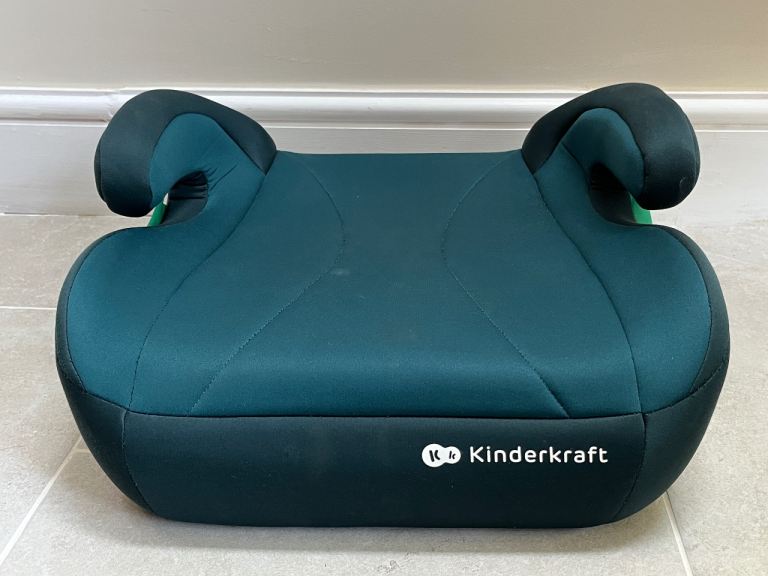 Kinderkraft i-BOOST i-Size Booster Seat – Green, Good Condition