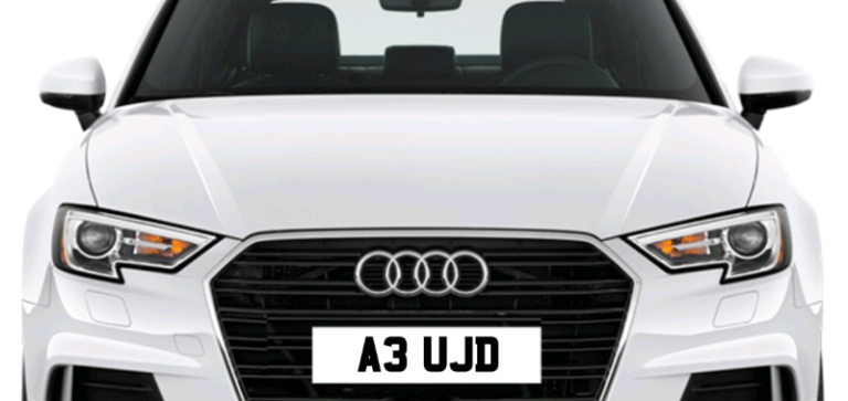 PRIVATE REGISTRATION   A3 UJD   PERSONALISED / CHERISHED NUMBER PLATE