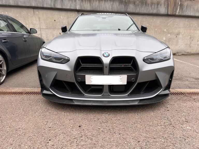 R44 MHC+ BMW M3/M4 SP1 FRONT SPLITTER IN PRE PREG CARBON FIBRE (G80/G81/G82/G83)
