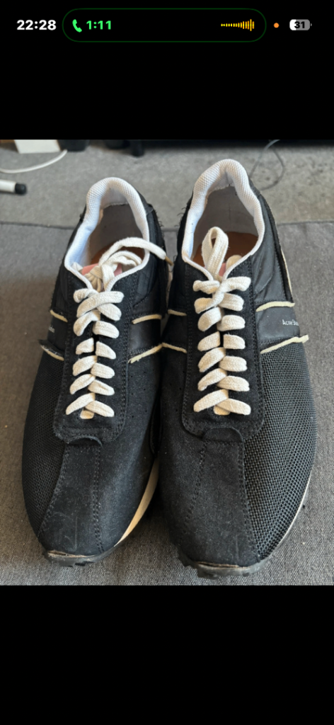 Acne Studios Black Trainers – Good Condition