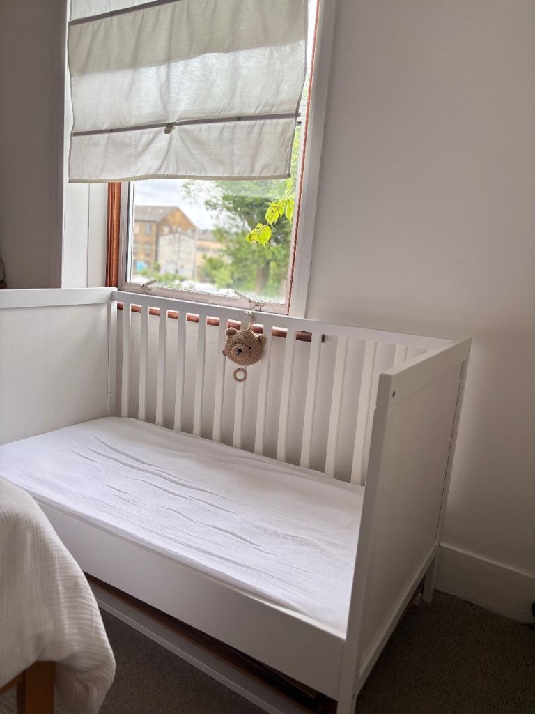 IKEA SUNDVIK Cot + Mattress - never used