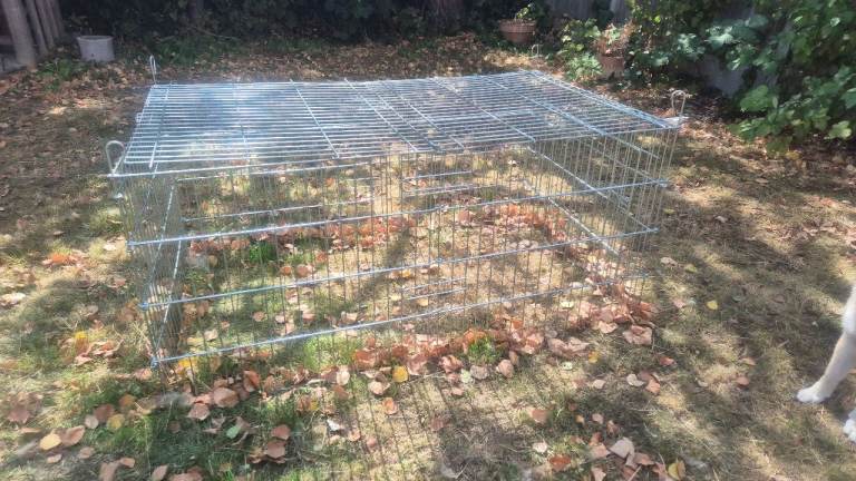 Rabbit guinea guinea chicken metal cage pet run pen outdoor