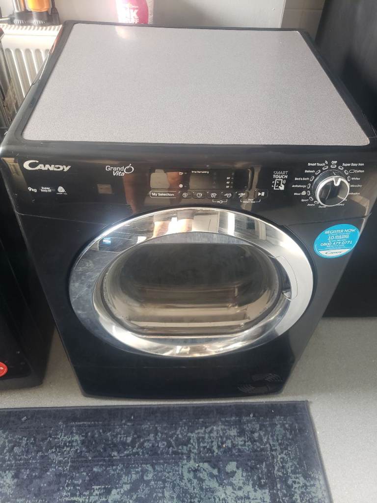Candy Grand'O Vita Tumble Dryer - Black, Good Condition