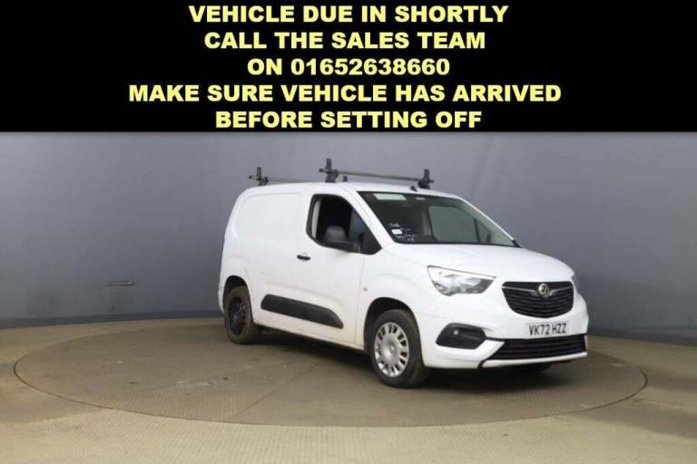 2022 Vauxhall Combo 2000 1.5 Turbo D 100ps H1 Sportive Van PANEL VAN DIESEL Manual