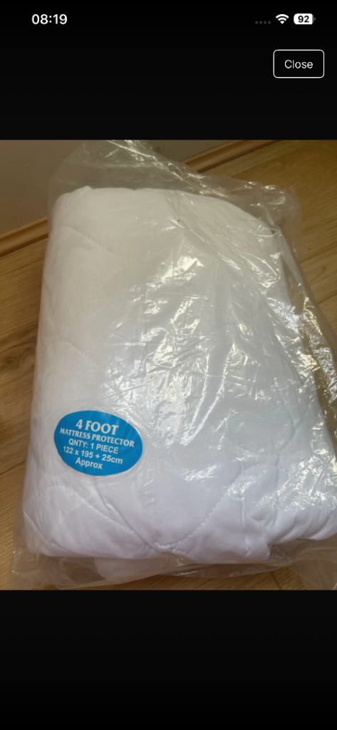 Brand new hotel quality mattress protector